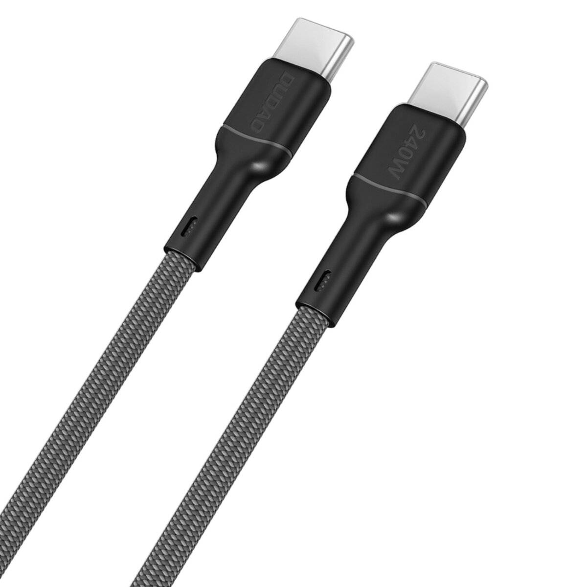 Dudao L9C Max 240W PD USB-C – USB-C Kabel 1,2 m – Schwarz
