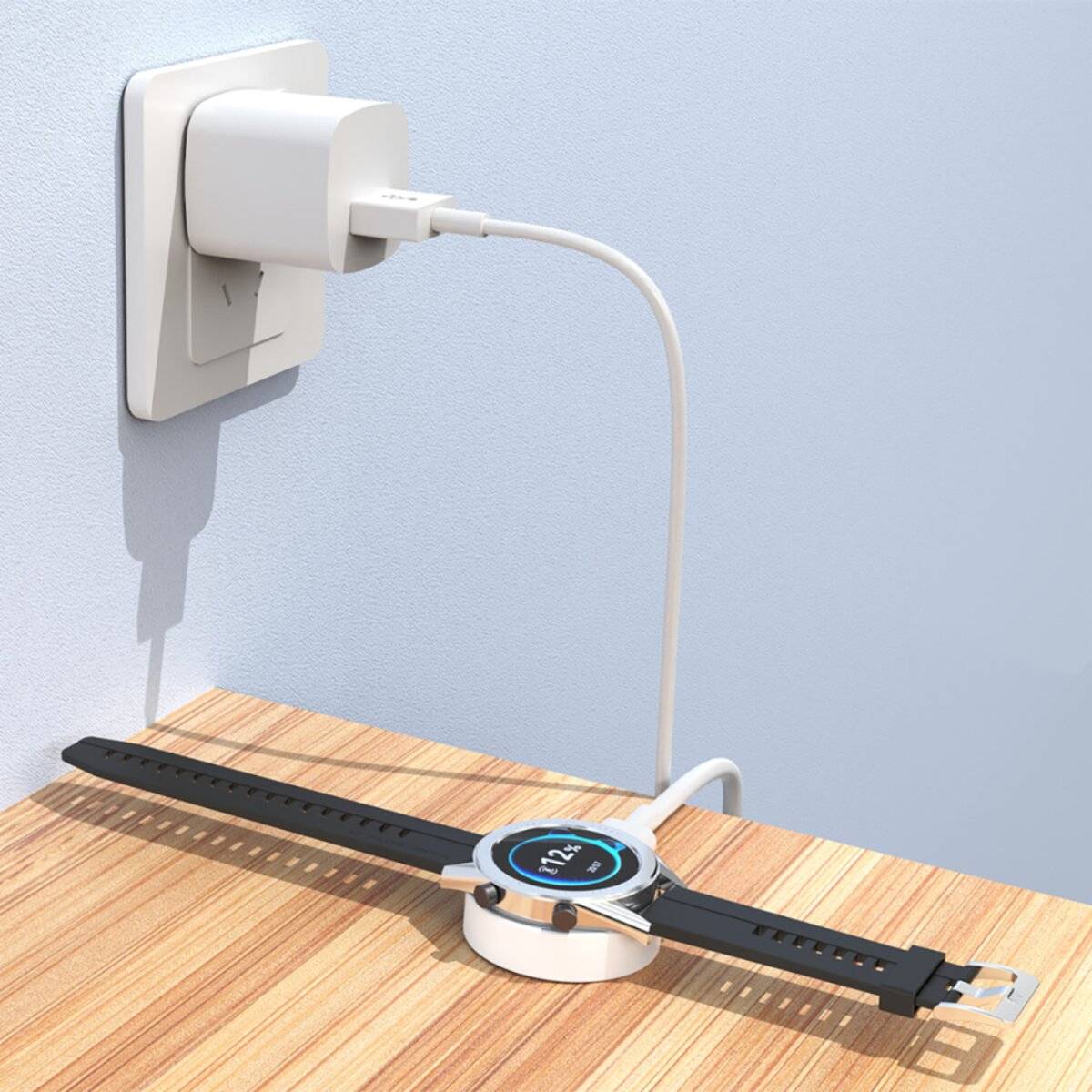 Dudao A12H Kabelloses Ladegerät für Huawei Smartwatches – Weiß