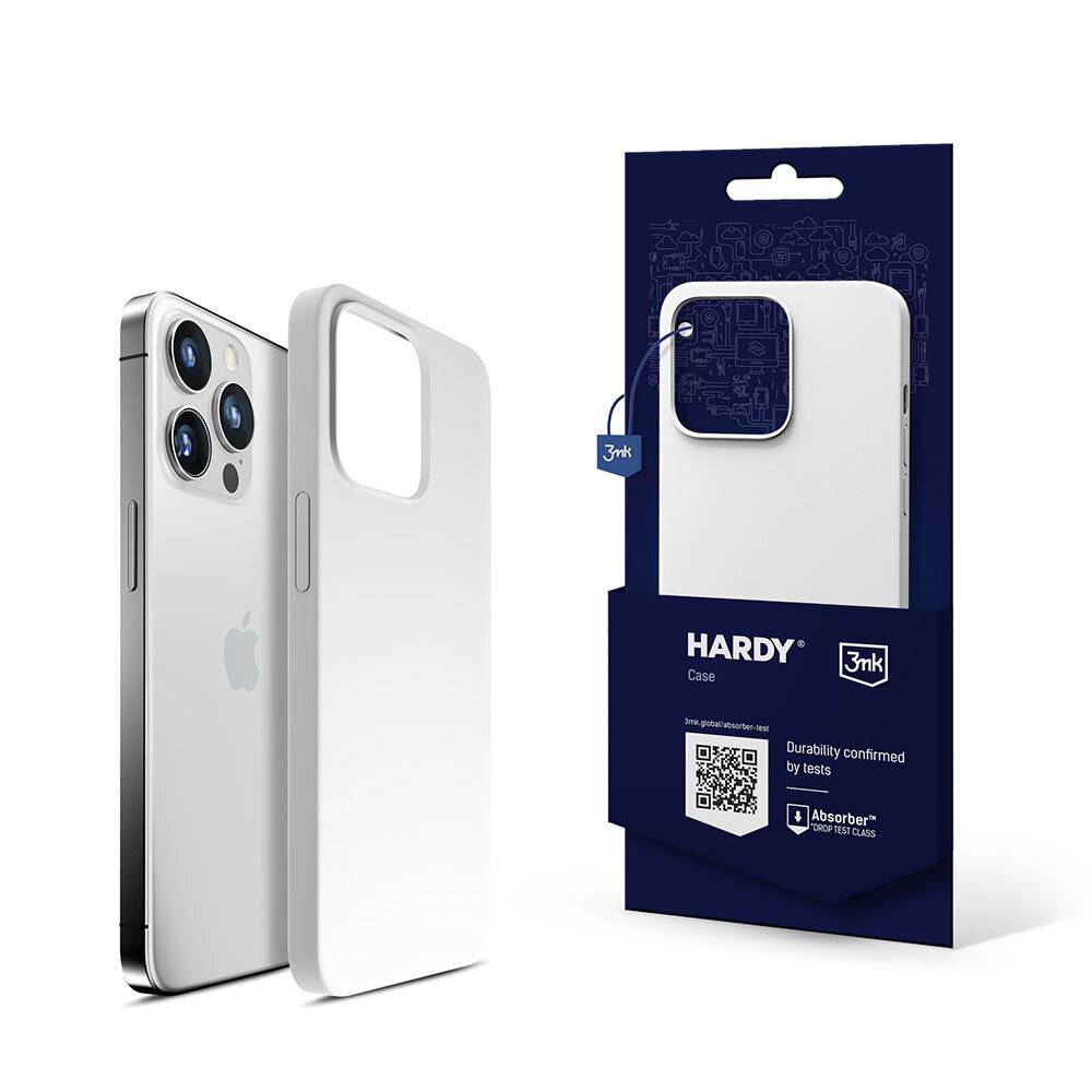 3mk Hardy Silicone MagCase iPhone 14 Pro Max - Weiß
