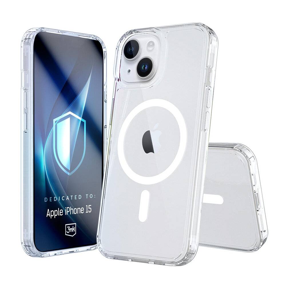 3mk Armor MagCase iPhone 15 - transparent