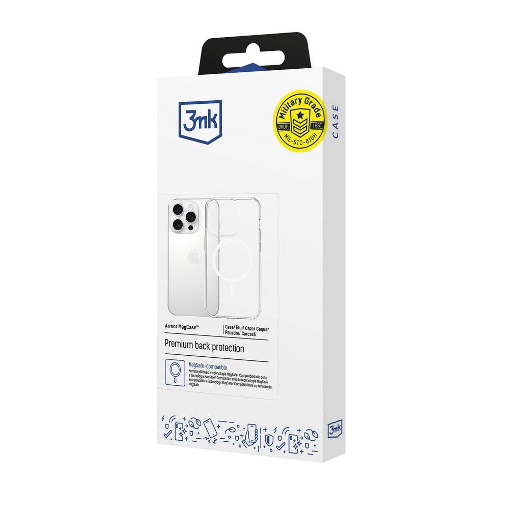3mk Armor MagCase iPhone 16 Pro Max - Transparent