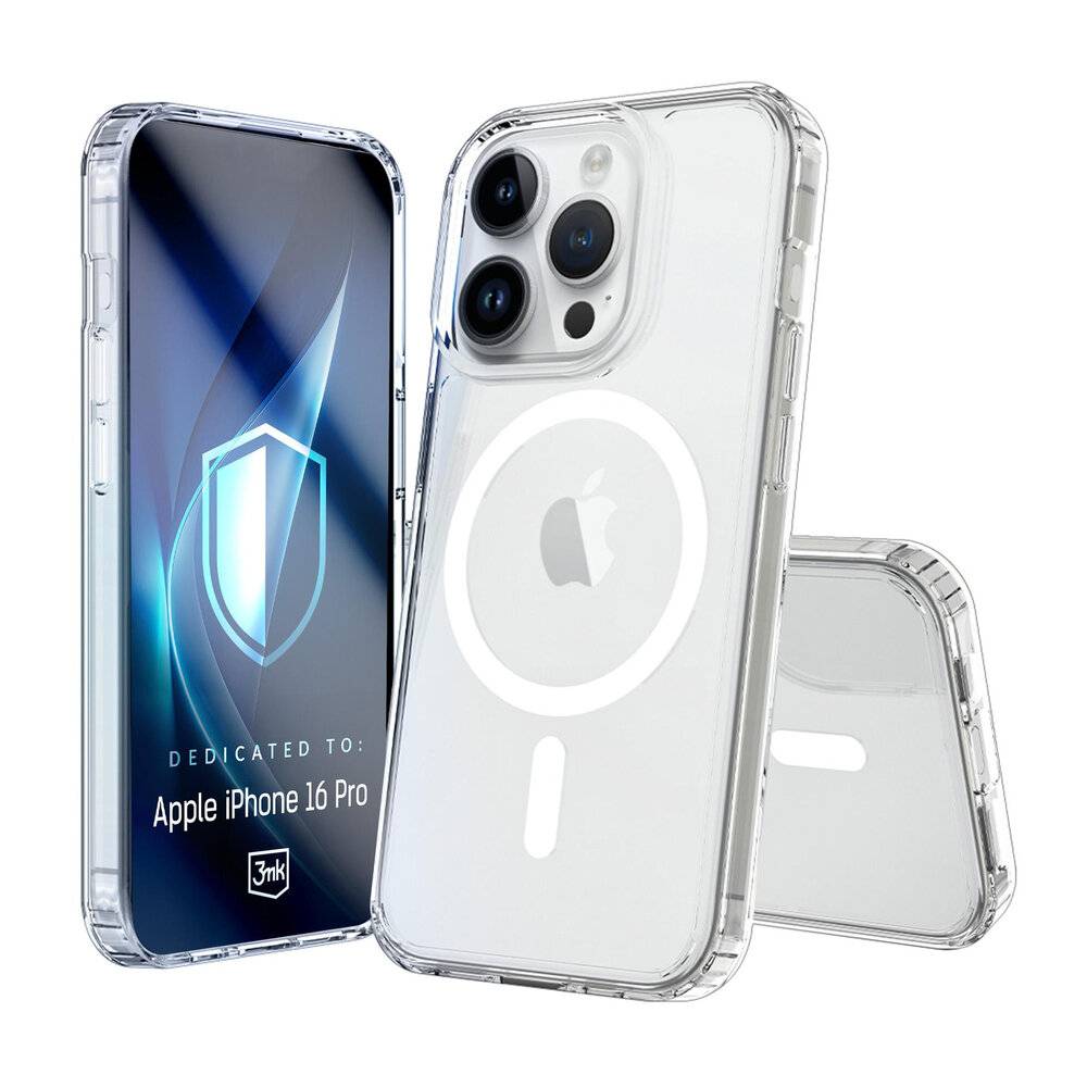 3mk Armor MagCase iPhone 16 Pro - Transparent