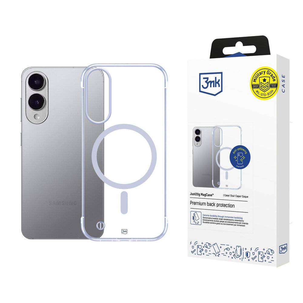 3mk Just20g MagCase Samsung Galaxy S25 Edge - Transparent