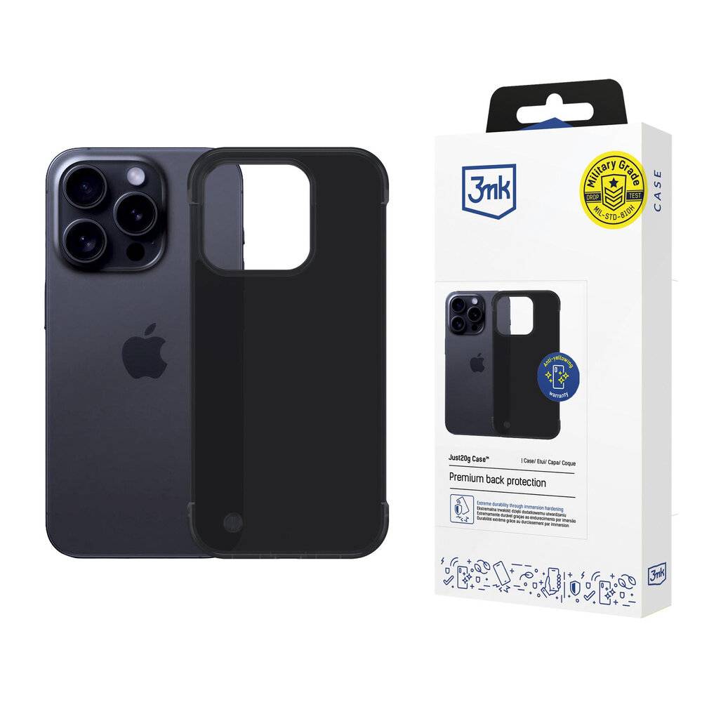 3mk Just20g Matt Case Apple iPhone 13 Pro Max - Mattschwarz