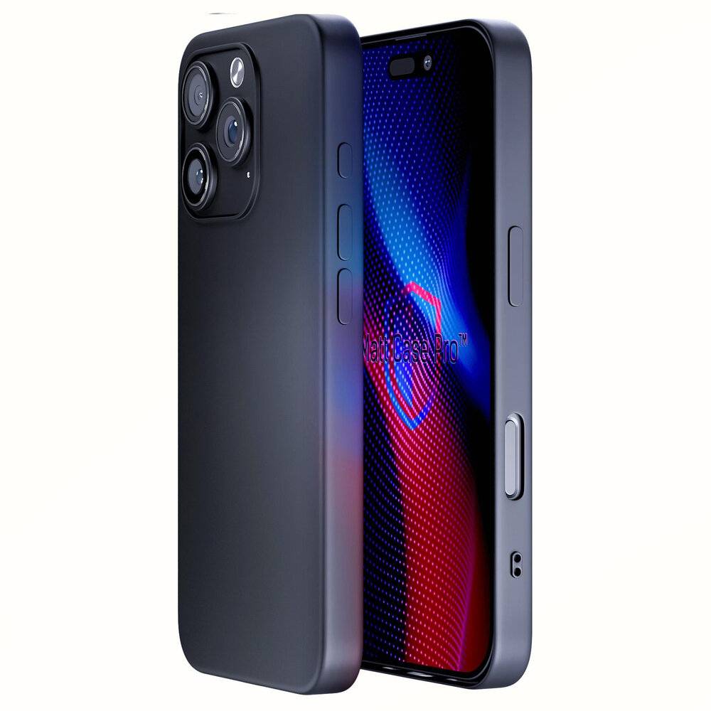 3mk Matt Case Pro Apple iPhone 16 - Mattschwarz