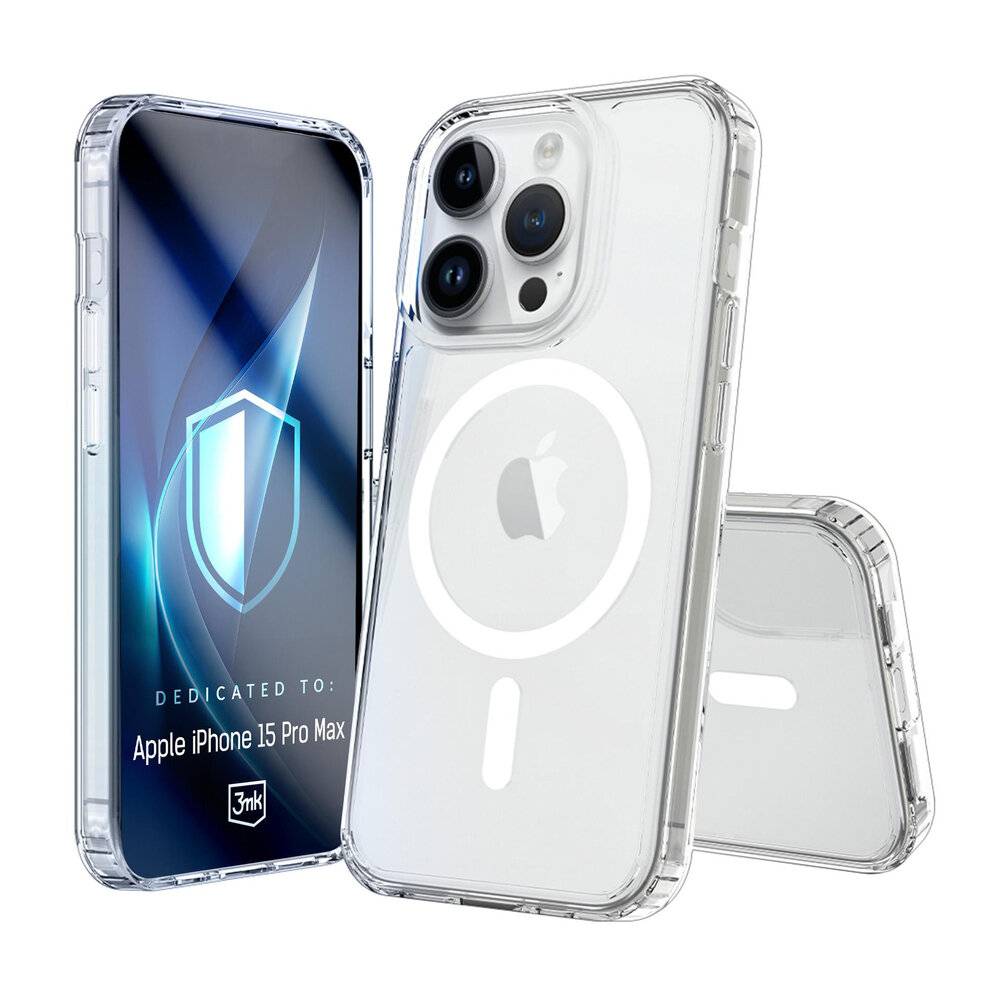 3mk Armor MagCase iPhone 15 Pro Max - Transparent