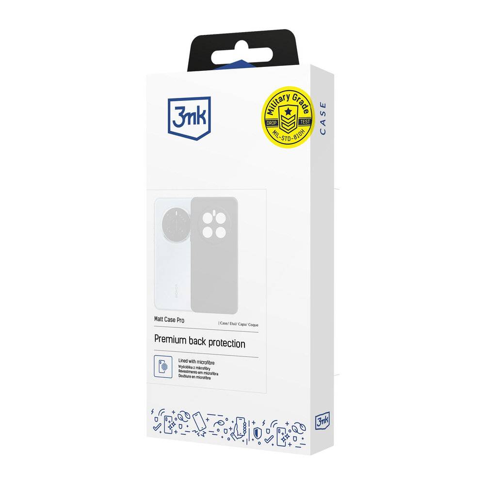 3mk Matt Case Pro Samsung Galaxy A17 5G - Mattschwarz