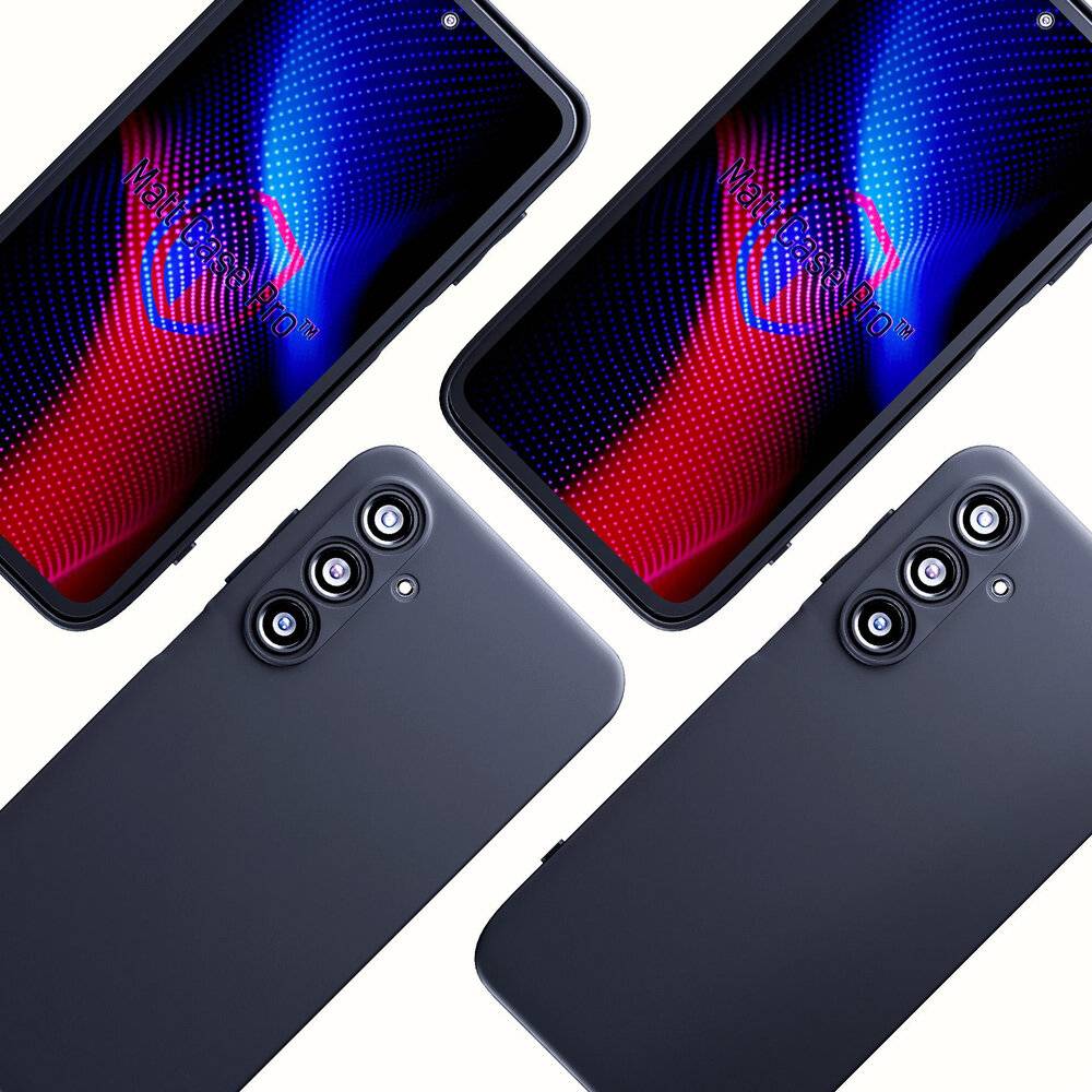 3mk Matt Case Pro Samsung Galaxy M35 5G - Mattschwarz