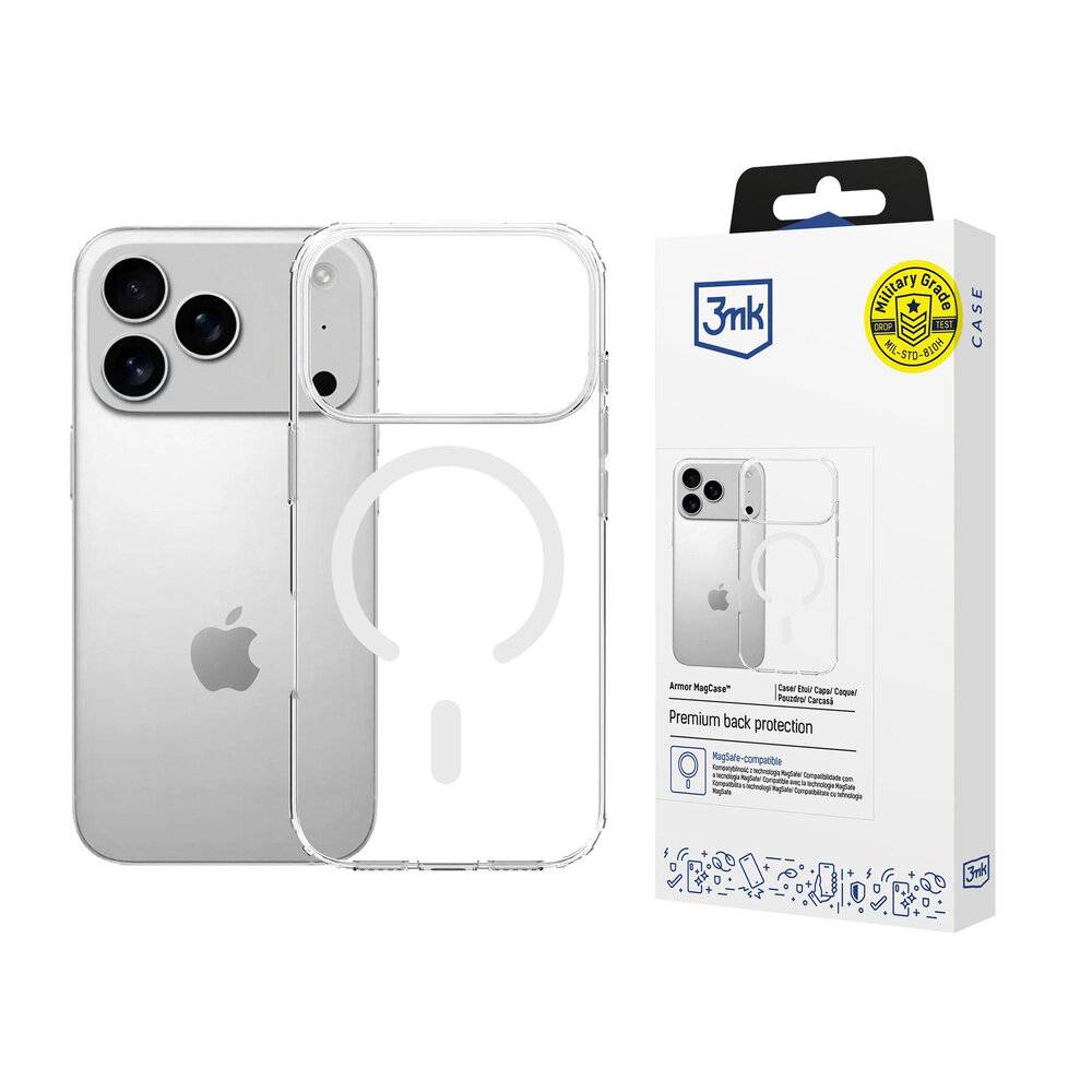 3mk Armor MagCase iPhone 17 Pro - Transparent