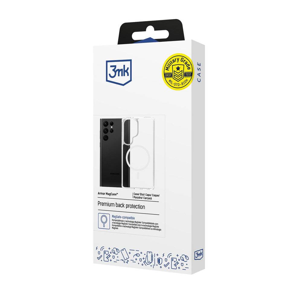 3mk Armor MagCase Samsung Galaxy S25 Ultra - Transparent