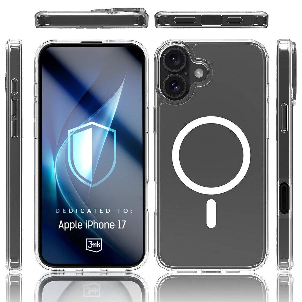 3mk Armor MagCase iPhone 17 - transparent