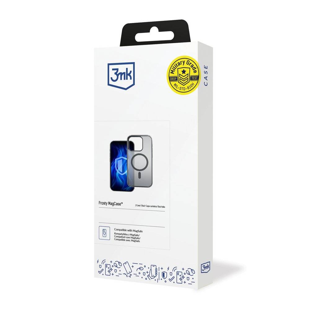 3mk Frosty MagCase iPhone 13 Pro Max - Schwarz