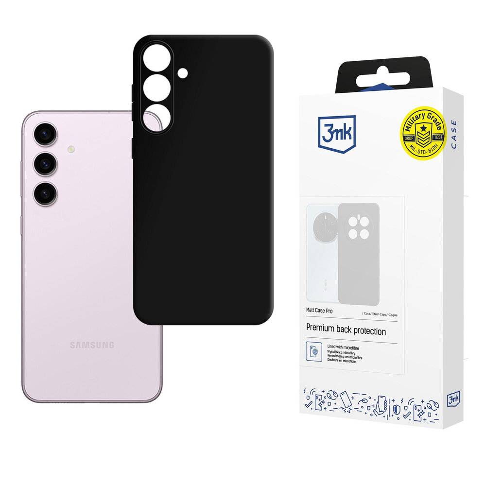 3mk Matt Case Pro Samsung Galaxy S24 - Schwarz