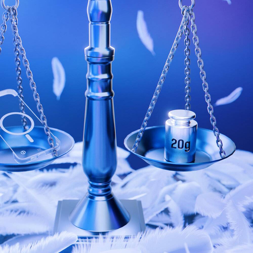 3mk Just20g MagCase iPhone 16E - transparent