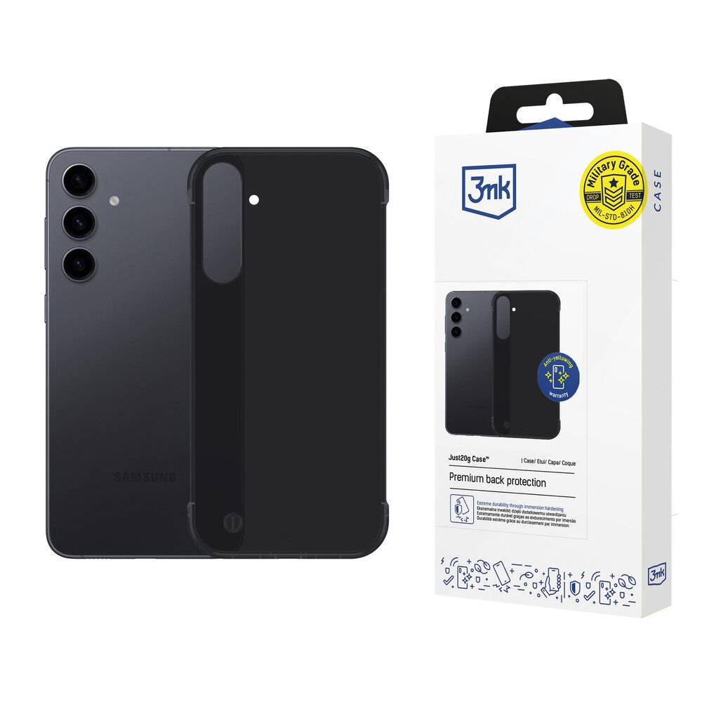 3mk Just20g Matt Case Samsung Galaxy S24 - Mattschwarz