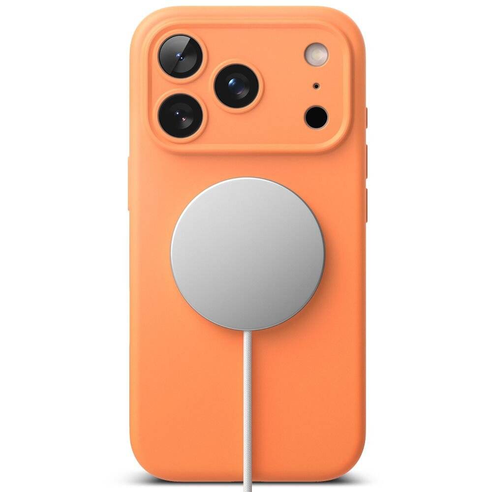 Ringke Silikon Magnetische MagSafe Hülle iPhone 17 Pro - Orange