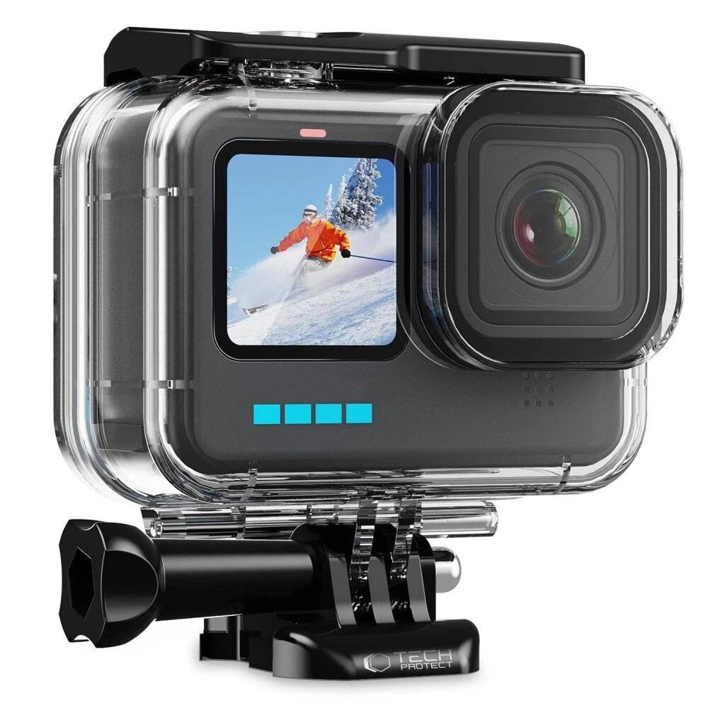 Tech-Protect GA200 Wasserdichtes Gehäuse GoPro Hero 9 / 10 11 12 - Transparent