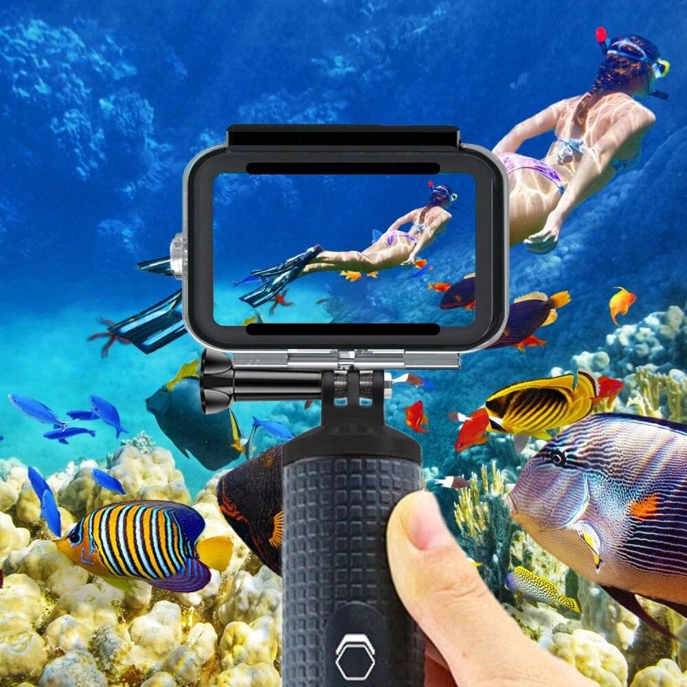 Tech-Protect GA200 Wasserdichtes Gehäuse GoPro Hero 9 / 10 11 12 - Transparent