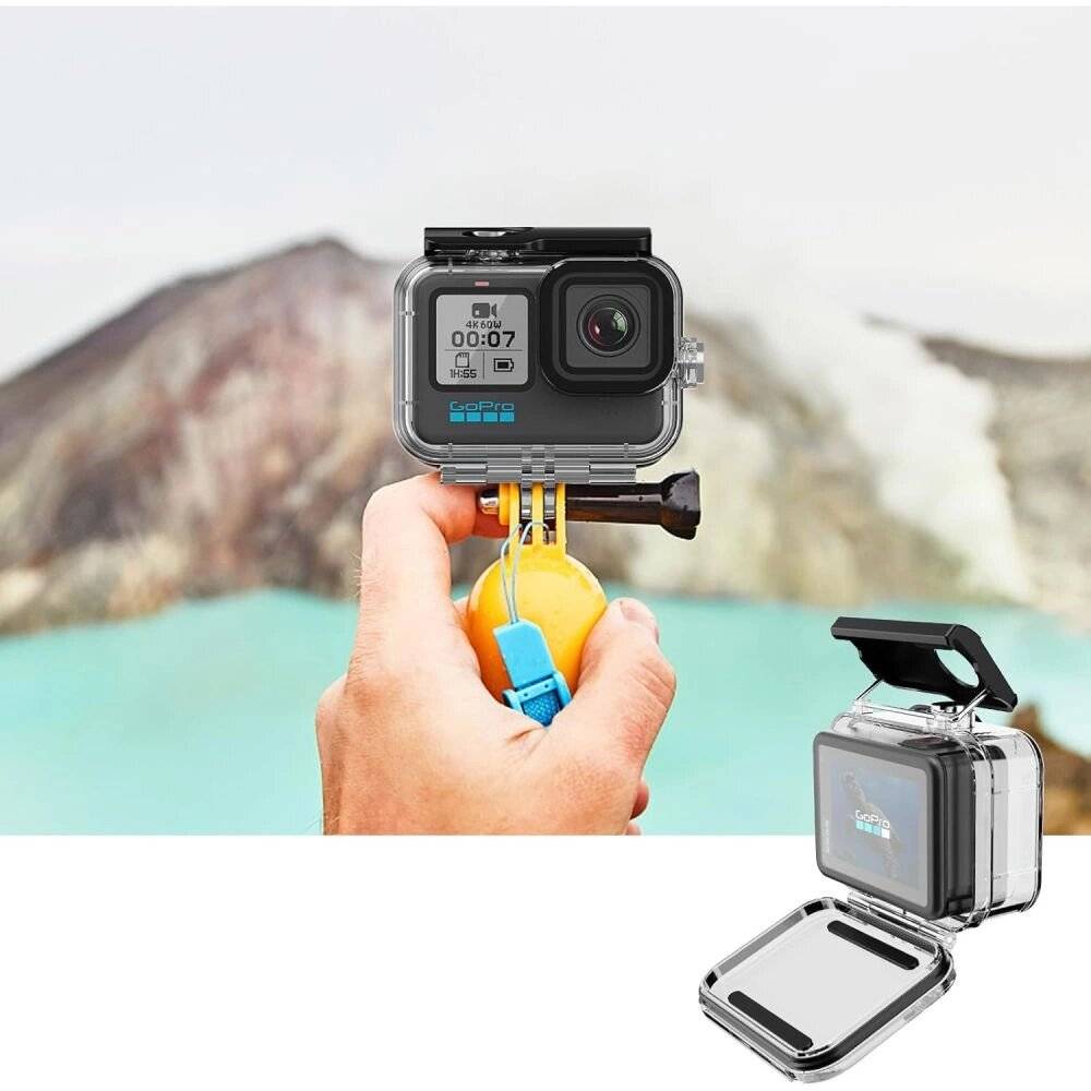Tech-Protect GA200 Wasserdichtes Gehäuse GoPro Hero 9 / 10 11 12 - Transparent