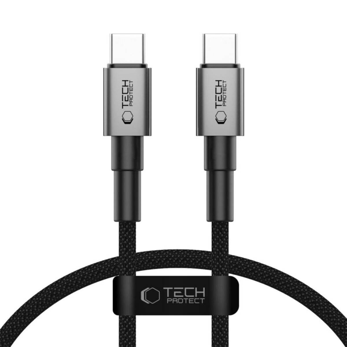 Tech-Protect UltraBoost DNA USB-C PD60W/3A Kabel 25 cm – grau