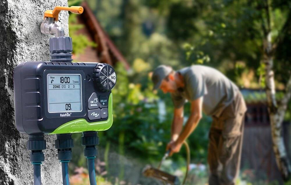 3-Zonen-Schlauch-Zeitschaltuhr RainPoint ITV305