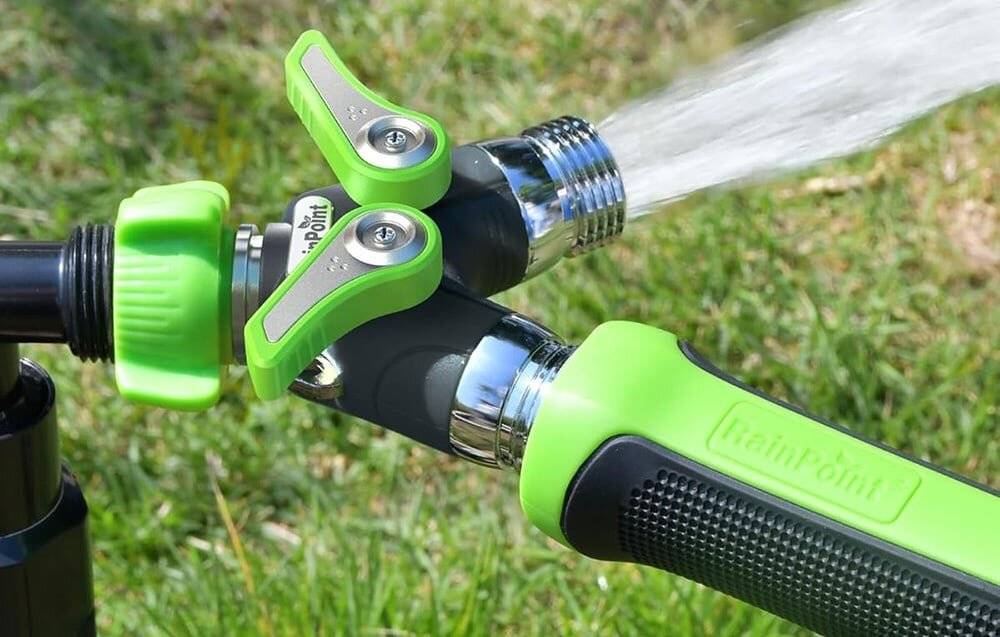 Doppelter Gartenschlauchverteiler RainPoint