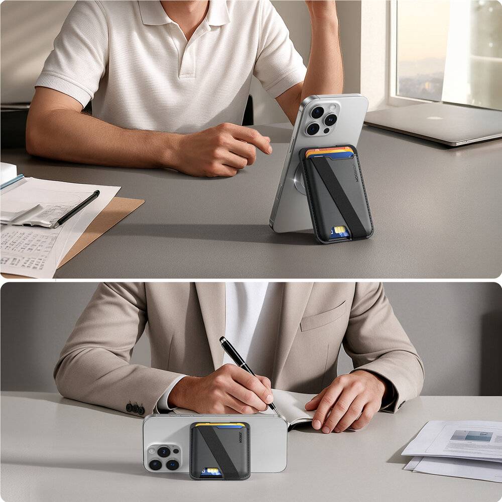 Joyroom JR-ZS432 Magnetische Geldbörse, MagSafe, Schwarz