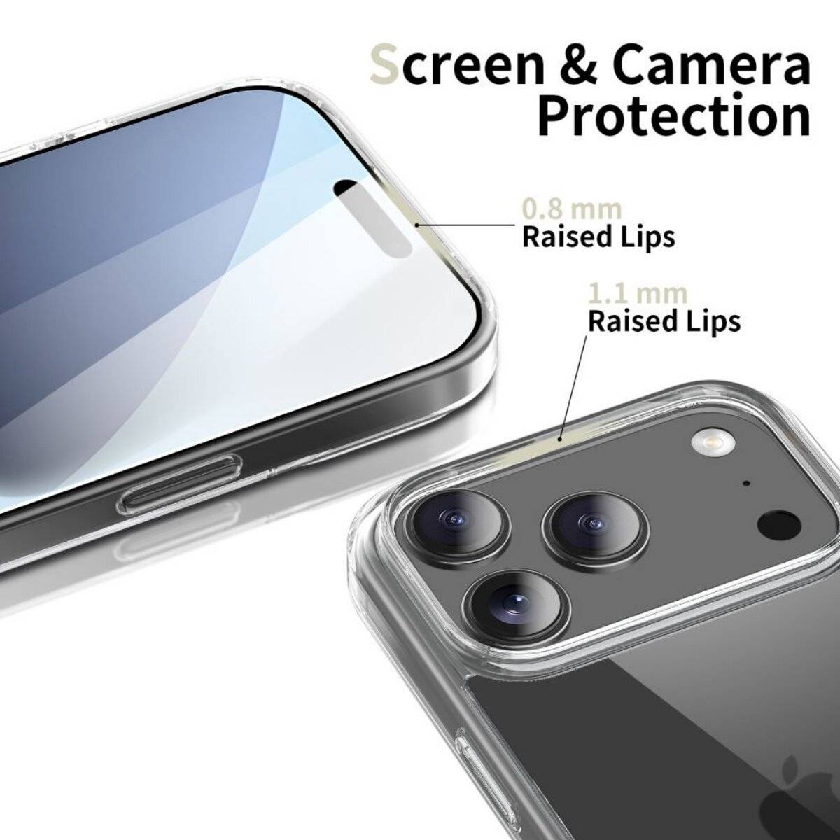 Tech-Protect FlexAir Hybrid Case iPhone 17 Pro - Transparent