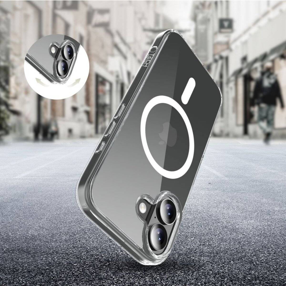 Tech-Protect FlexAir Hybrid MagSafe Case iPhone 17 - Transparent