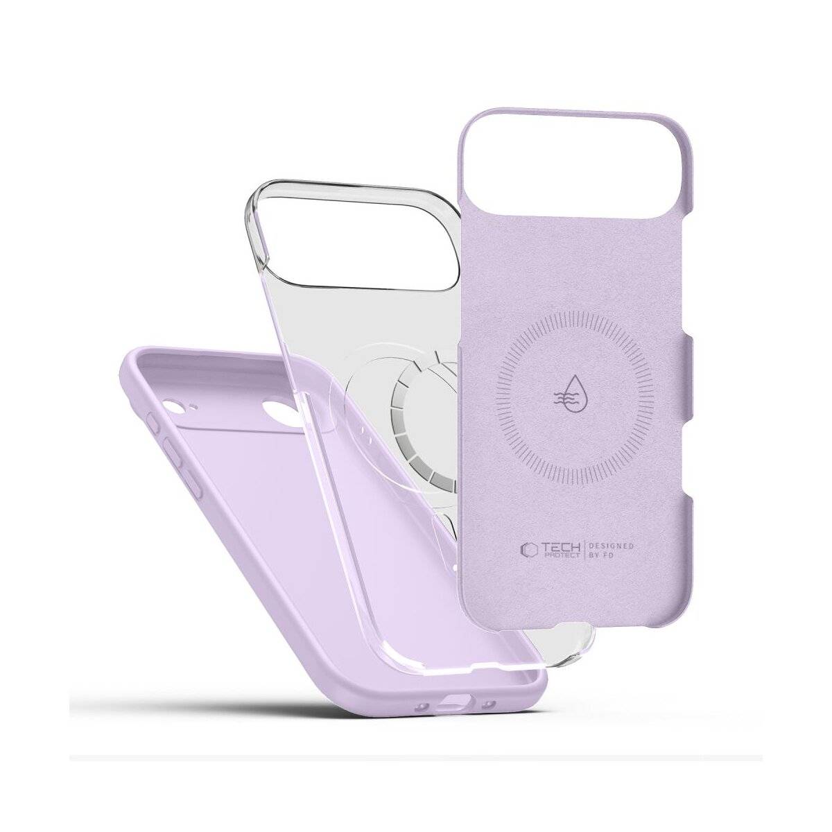 Tech-Protect Silikon MagSafe Hülle iPhone 17 Air - Lila