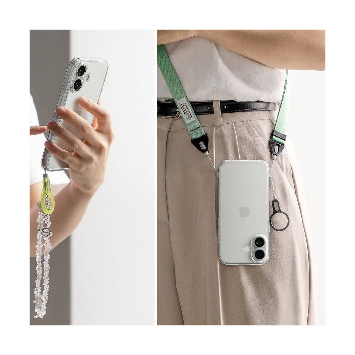 Ringke Fusion Handyhülle Kompatibel mit iPhone 17 Hülle Transparent