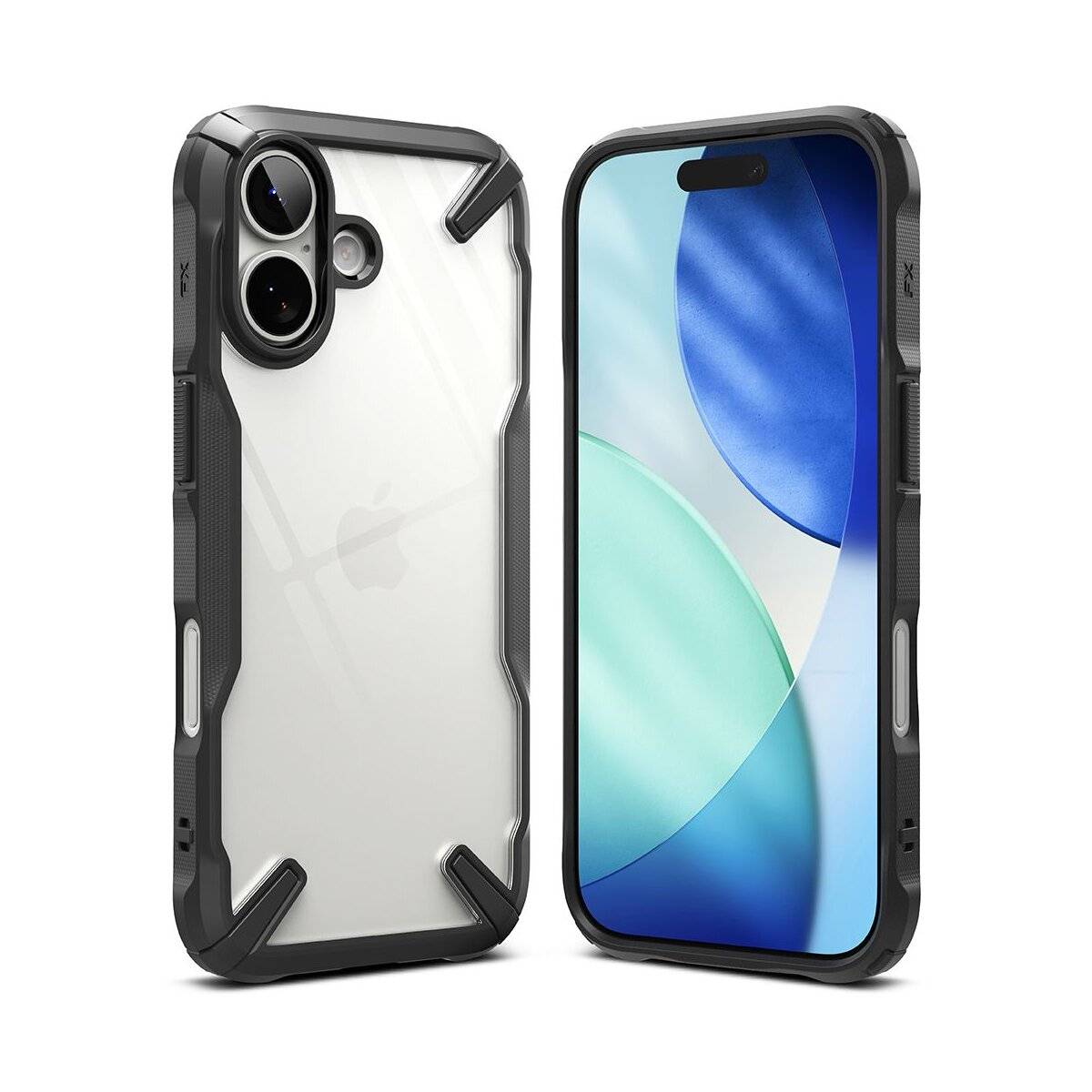 Ringke Fusion X Hülle Kompatibel mit iPhone 17 Schwarz