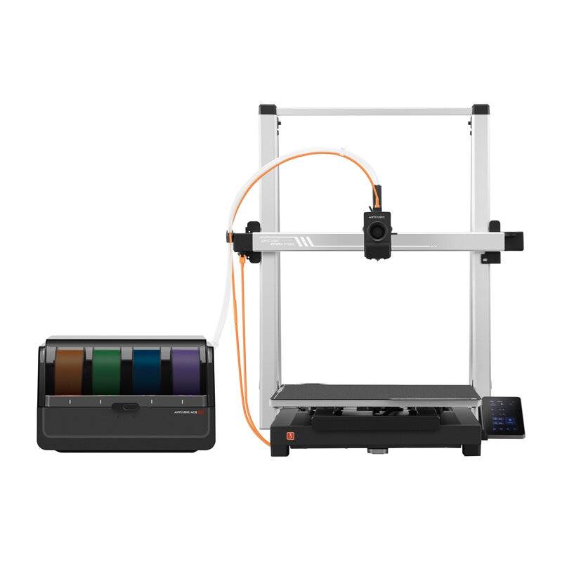 Anycubic Kobra 3 Max Combo 3D-Drucker, 420x420x500mm, 600mm/s, Mehrfarbdruck, ACE Pro
