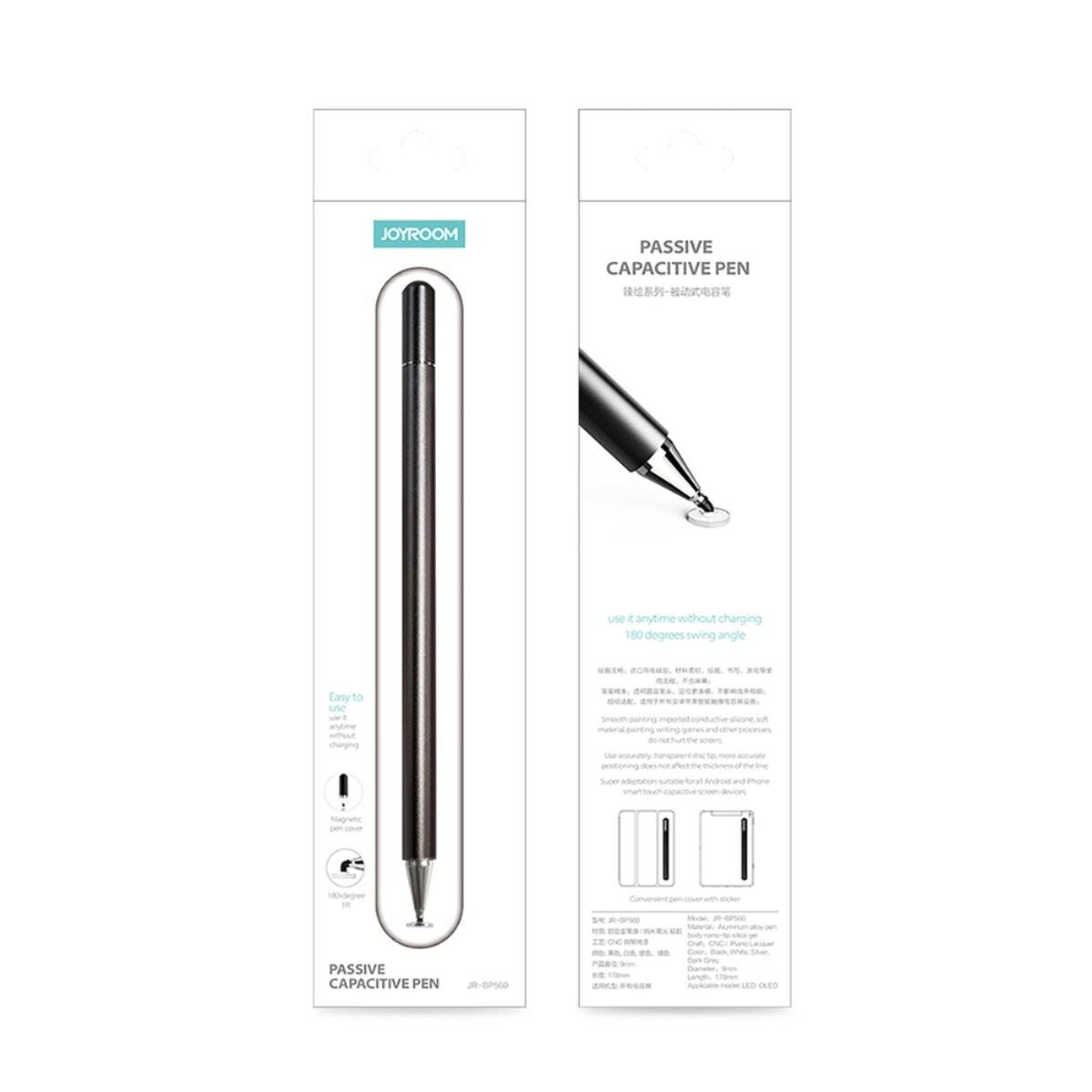 Joyroom JR-BP560S Passiver Stylus-Stift (Schwarz)