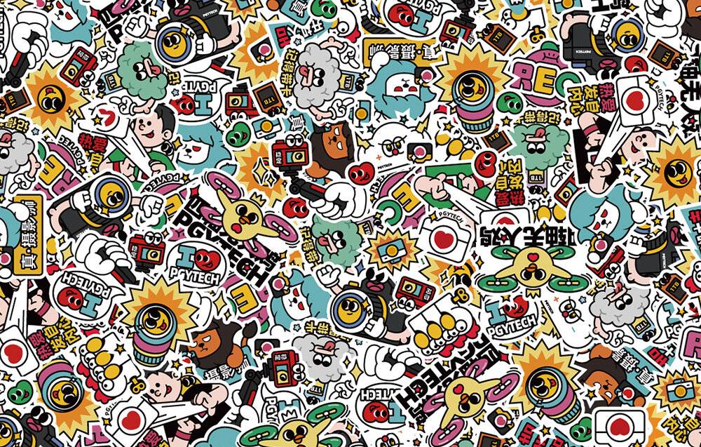 Schutzhülle PGYTECH Größe S (Pop Collage)