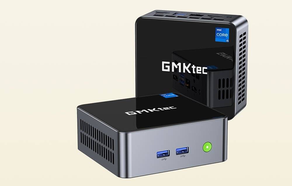MINI PC GMKtec M3 Intel i5-12450H 32GB RAM + 1TB Schwarz