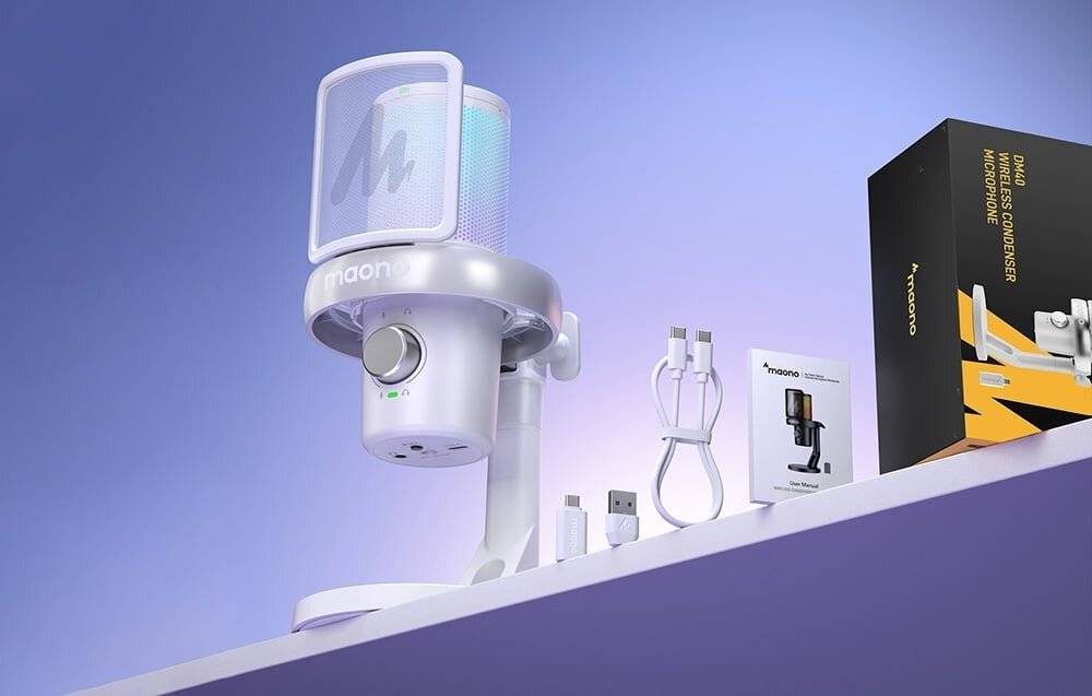 Maono DM40 Pro Mikrofon (weiß)