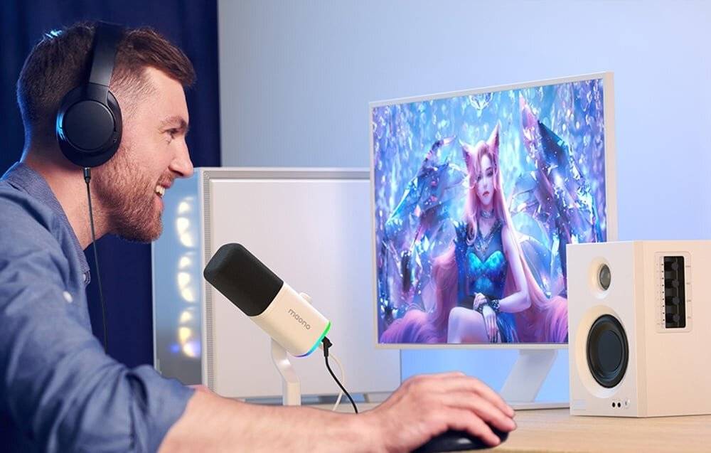 Maono PD100X Mikrofon (weiß)