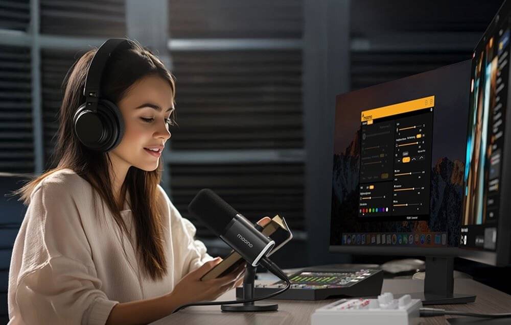 Maono PD100X Mikrofon (schwarz)