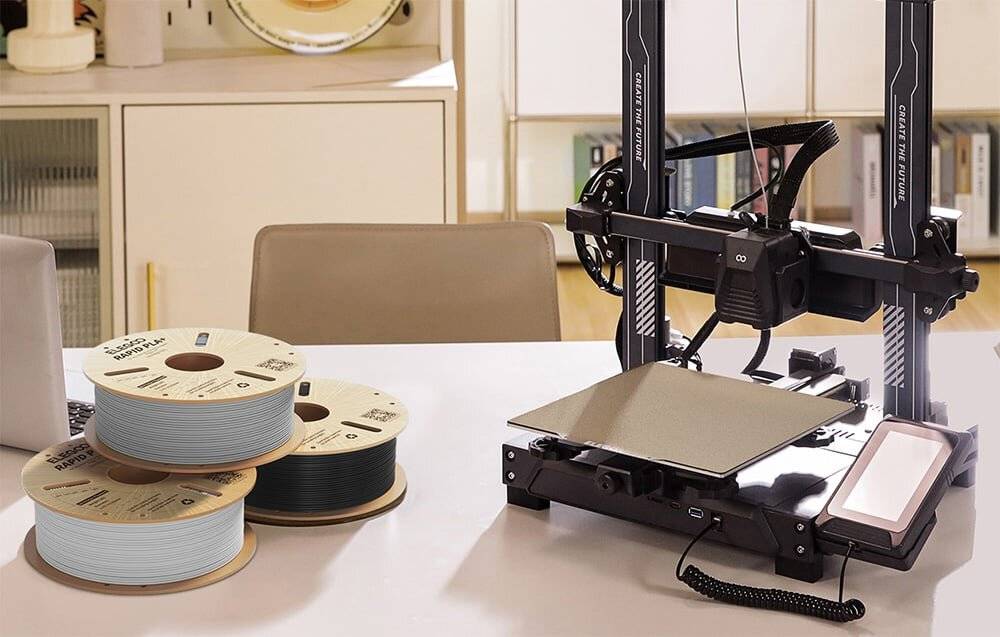 ELEGOO Rapid PLA+ Filament (Schwarz)