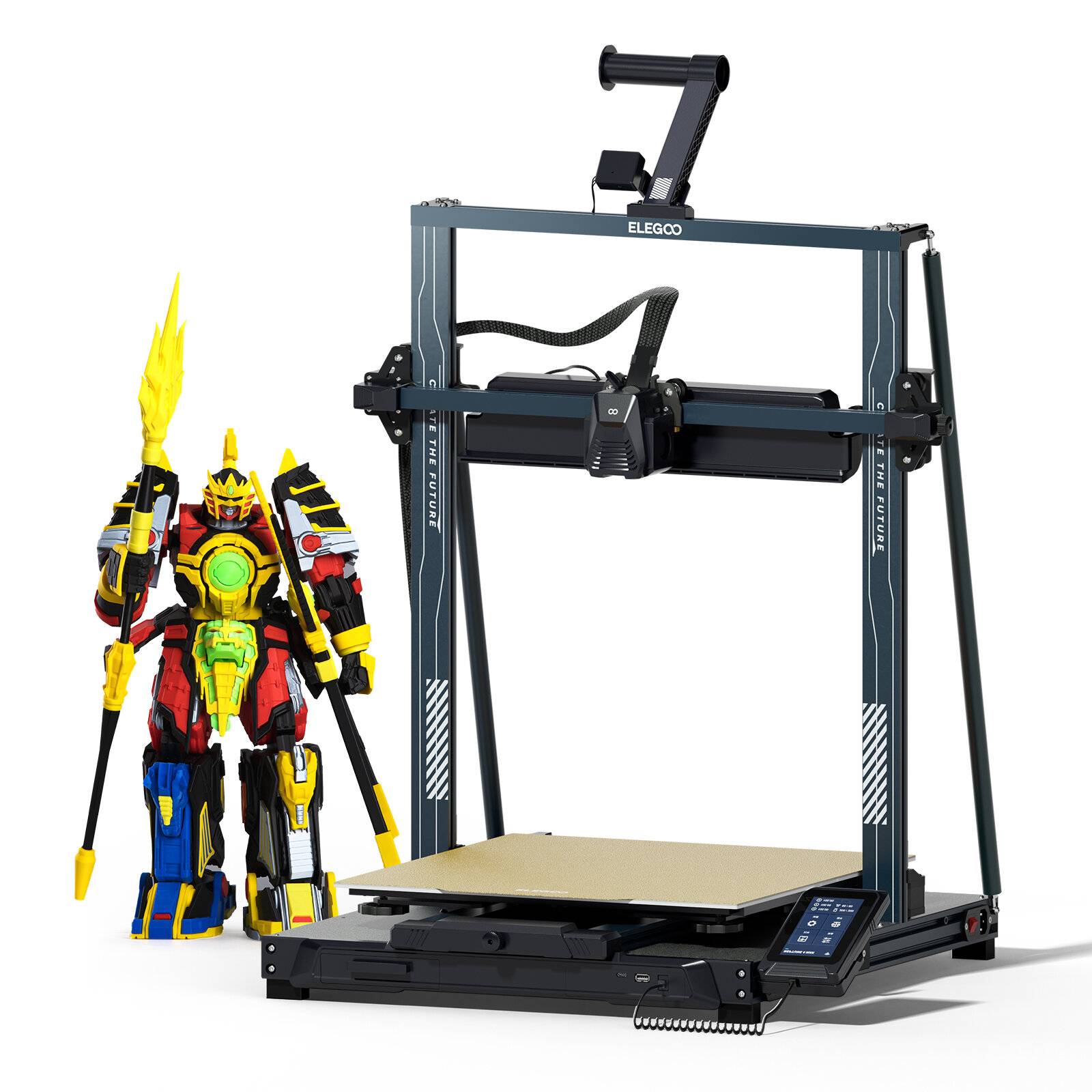 FDM-3D-Drucker, 420 x 420 x 480 mm Bauvolumen, bis 500 mm/s, 300°C Düse