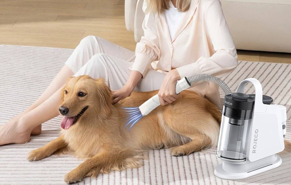 Rojeco 4-in-1 Multifunktions-Haarschneider für Haustiere (weiß)