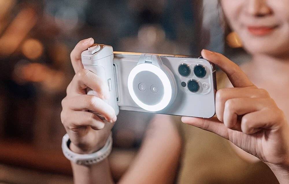 PGYTech MagCam Telefonhalterung mit integrierter Powerbank (Grün)