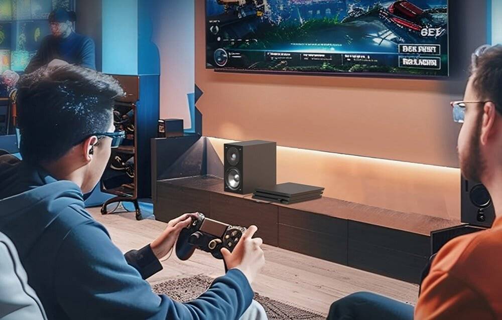 Externe USB-Soundkarte mit einem Anschluss Vention Gome 1m (schwarz)