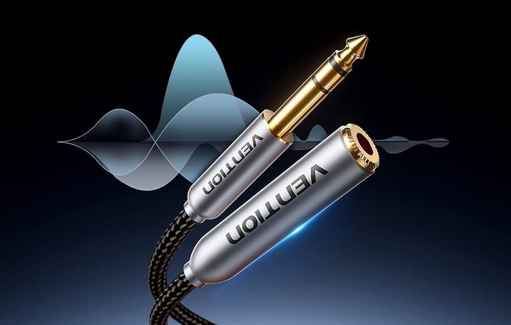 Vention Stecker auf Buchse 6,35mm Audiokabel BCXHH 2m