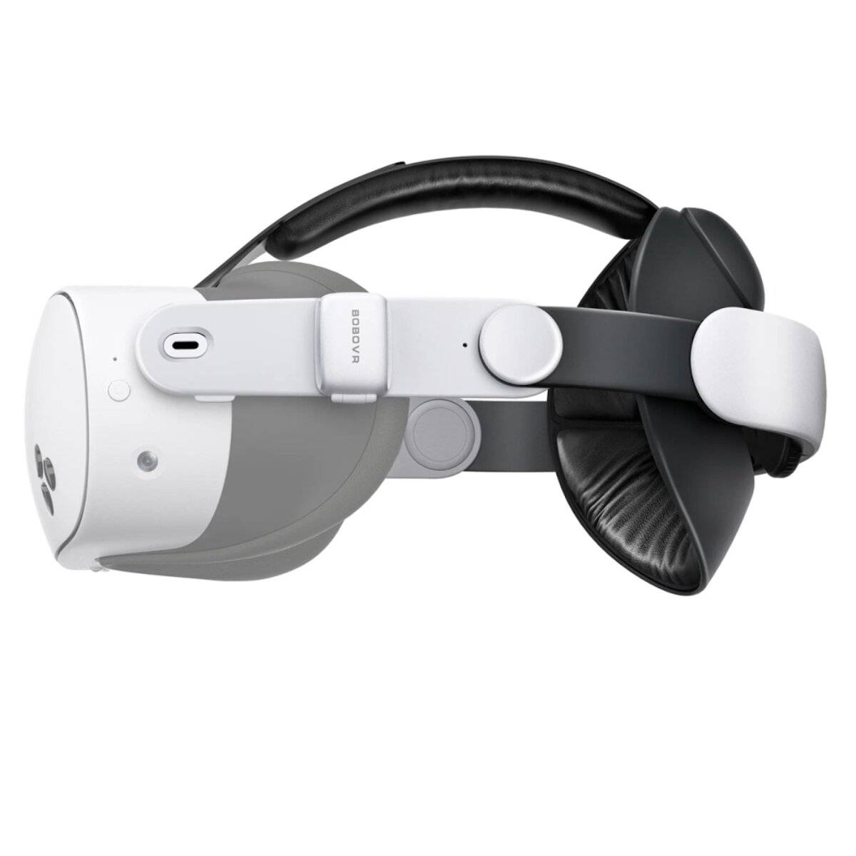 BoboVR E3 Kopfband kompatibel mit Meta Quest 3 und 3S, Weiß Schwarz