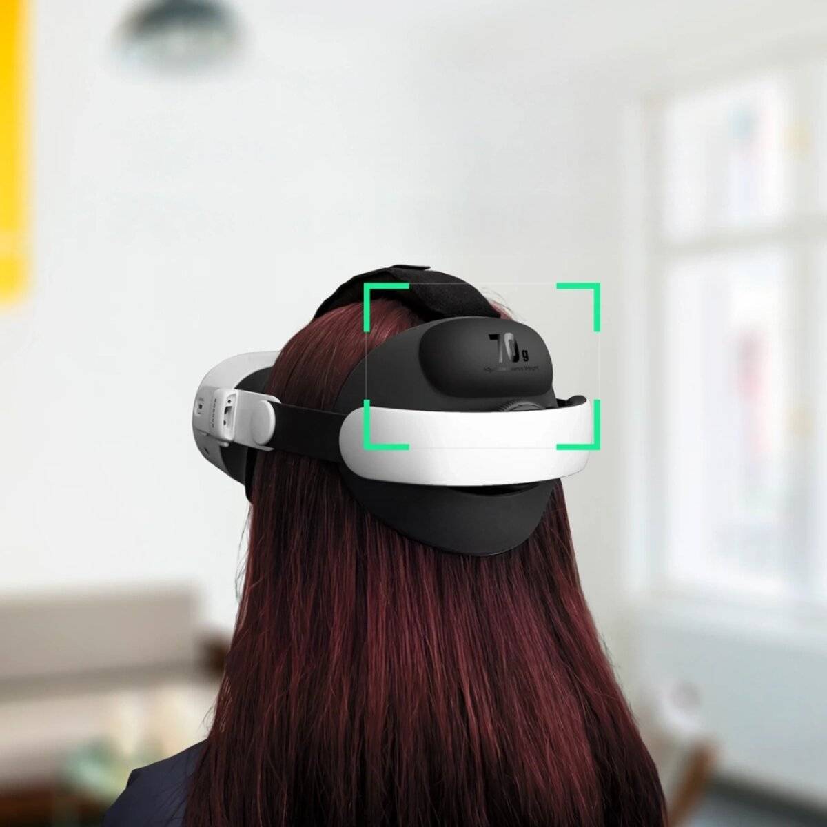 BoboVR E3 Kopfband kompatibel mit Meta Quest 3 und 3S, Weiß Schwarz