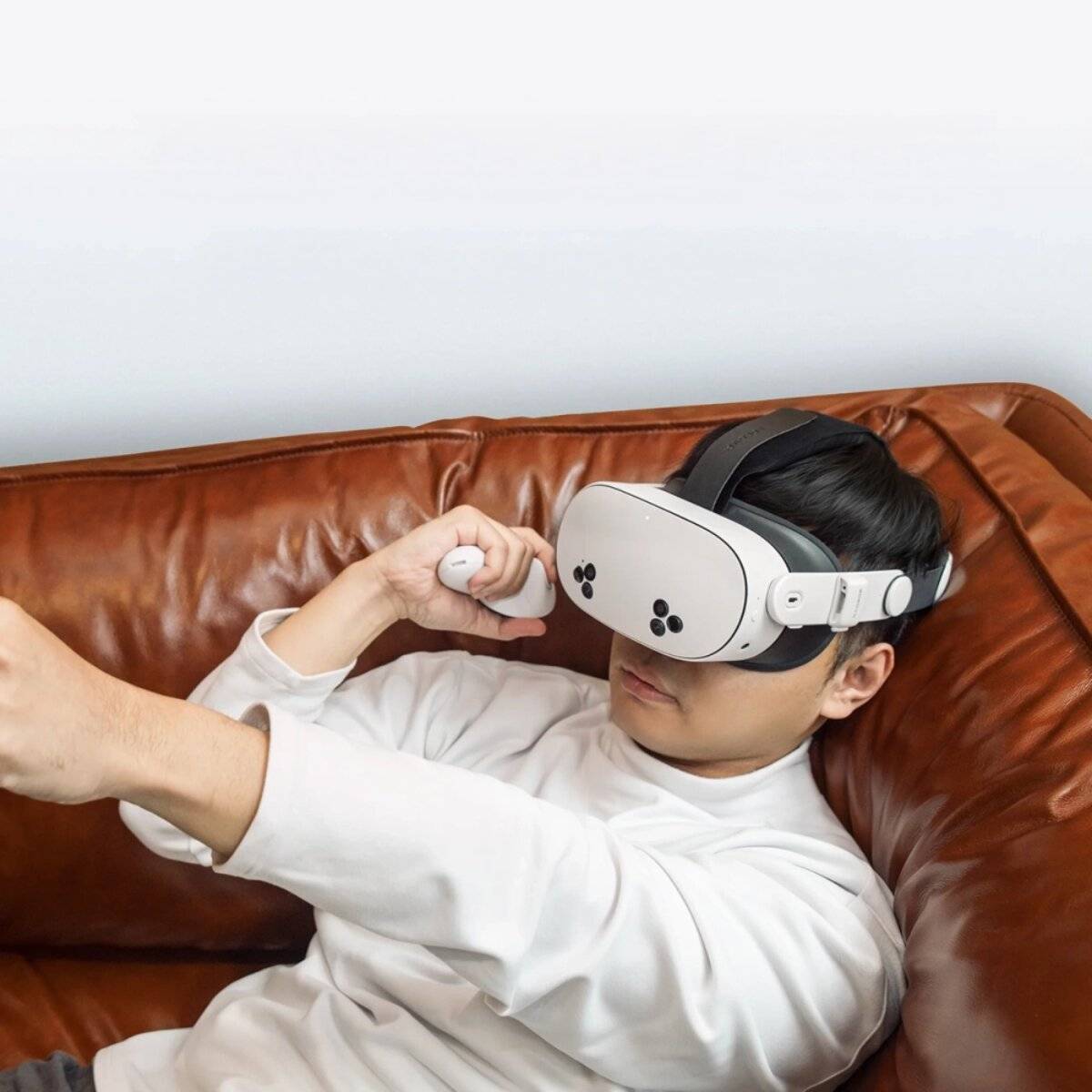 BoboVR E3 Kopfband kompatibel mit Meta Quest 3 und 3S, Weiß Schwarz