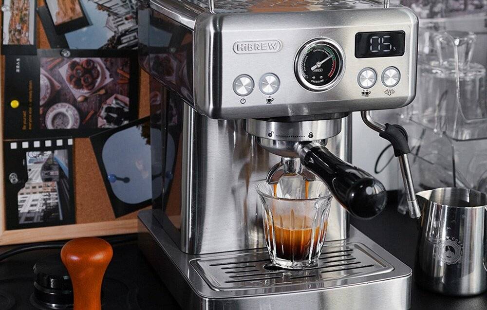 HiBREW H10A temperaturgeregelte Kolben-Espressomaschine
