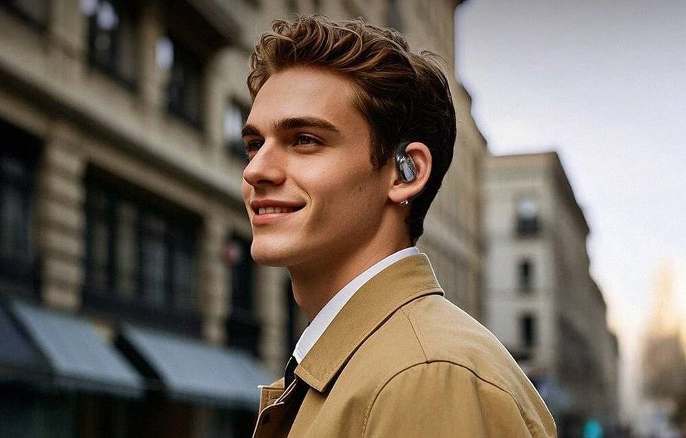 QCY Crossky R70 kabellose Ohrhörer (blau)